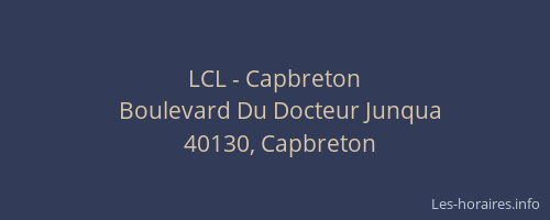 LCL - Capbreton