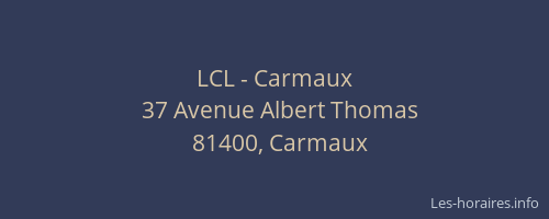 LCL - Carmaux