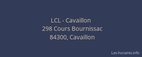 LCL - Cavaillon