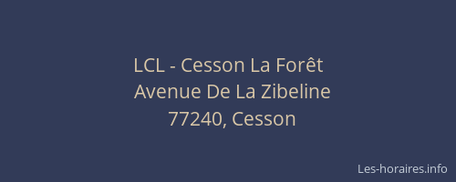 LCL - Cesson La Forêt