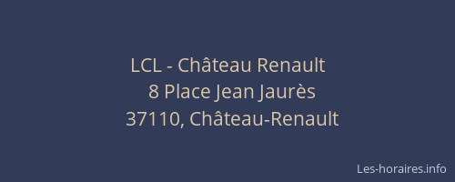 LCL - Château Renault
