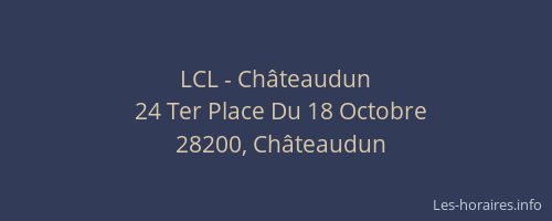 LCL - Châteaudun