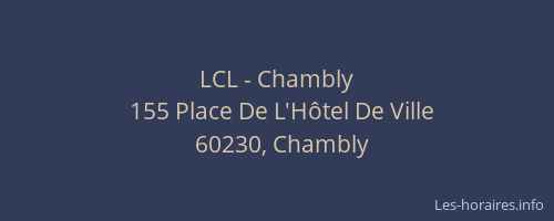 LCL - Chambly