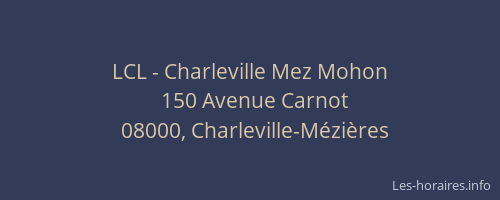LCL - Charleville Mez Mohon