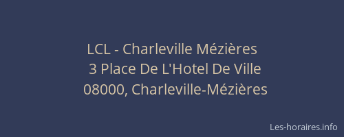 LCL - Charleville Mézières
