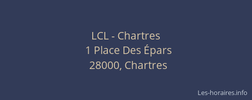 LCL - Chartres