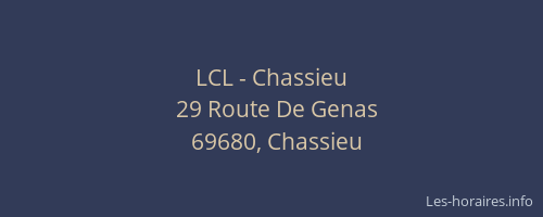 LCL - Chassieu