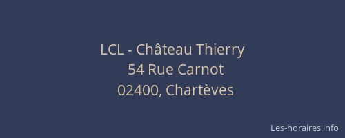 LCL - Château Thierry