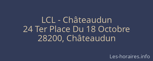 LCL - Châteaudun