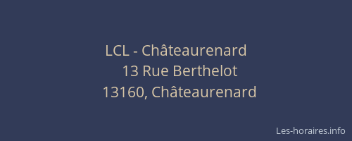 LCL - Châteaurenard