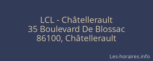 LCL - Châtellerault