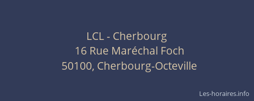 LCL - Cherbourg