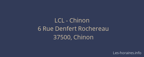 LCL - Chinon