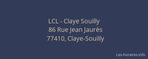 LCL - Claye Souilly