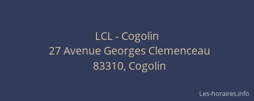 LCL - Cogolin