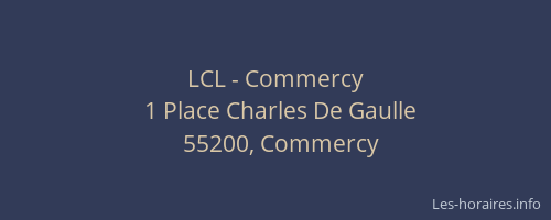 LCL - Commercy
