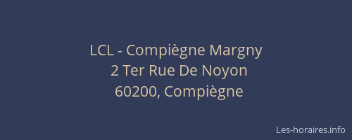 LCL - Compiègne Margny