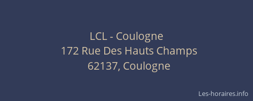 LCL - Coulogne