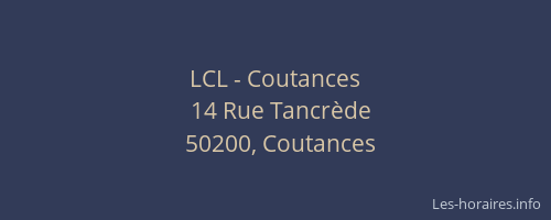 LCL - Coutances