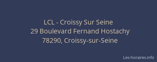LCL - Croissy Sur Seine