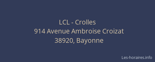LCL - Crolles