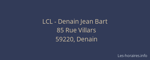 LCL - Denain Jean Bart