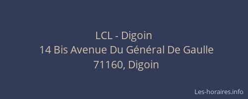 LCL - Digoin