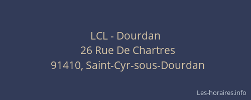 LCL - Dourdan