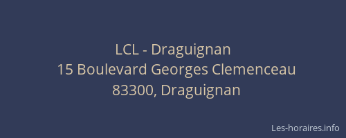 LCL - Draguignan