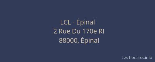 LCL - Épinal