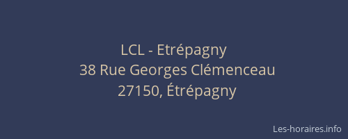 LCL - Etrépagny