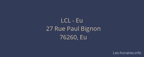 LCL - Eu