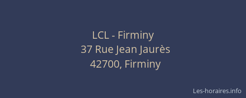 LCL - Firminy