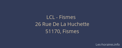 LCL - Fismes