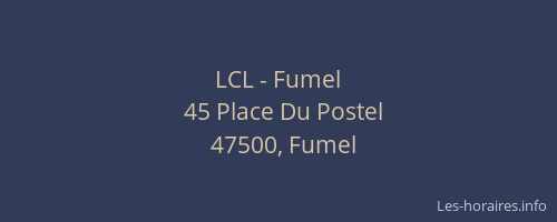 LCL - Fumel