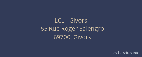 LCL - Givors