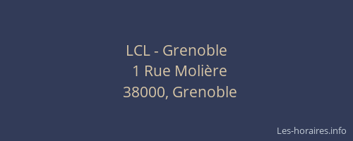 LCL - Grenoble