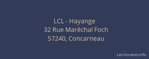 LCL - Hayange