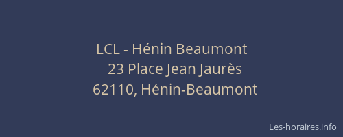 LCL - Hénin Beaumont