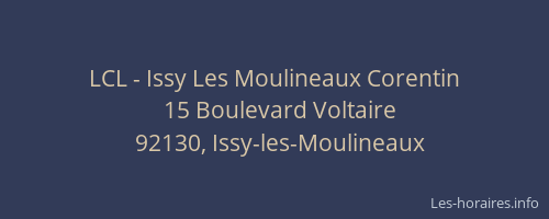 LCL - Issy Les Moulineaux Corentin