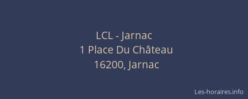 LCL - Jarnac