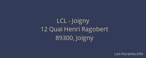 LCL - Joigny
