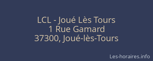 LCL - Joué Lès Tours