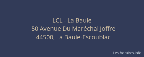 LCL - La Baule