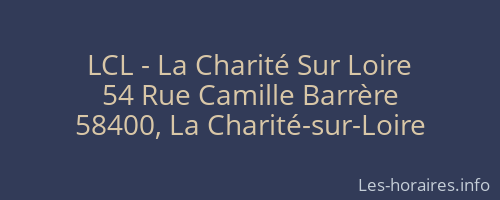 LCL - La Charité Sur Loire