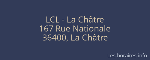 LCL - La Châtre
