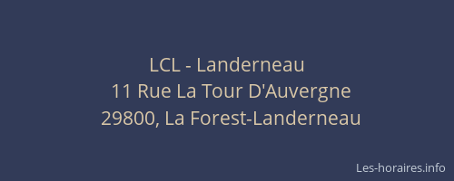 LCL - Landerneau