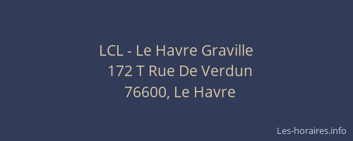 LCL - Le Havre Graville