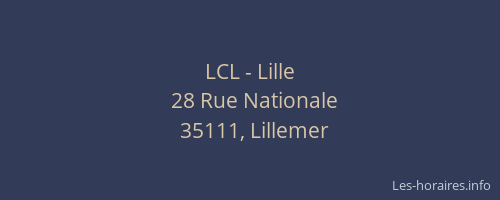 LCL - Lille