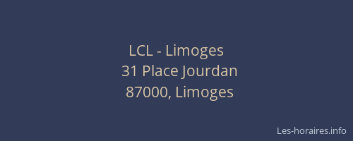 LCL - Limoges
